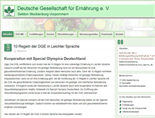Tablet Screenshot of dge-mv.de